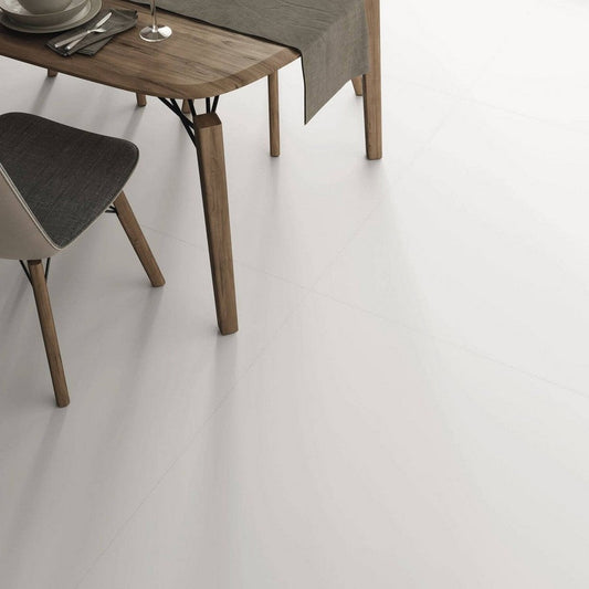 Happy Floors Blanco 48" x 48" Rectified Natural Porcelain Tile