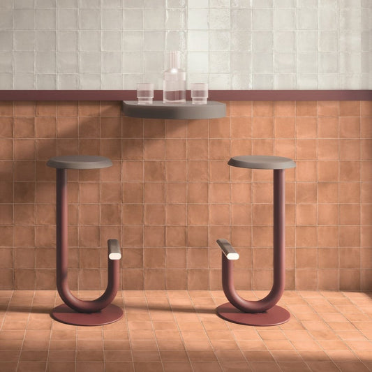 Ottimo Clay 5" x 5" Matte Porcelain Tile