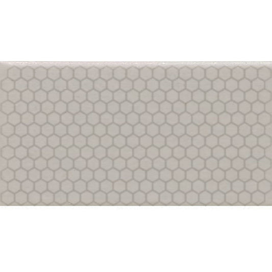 Daltile-Keystones-12-x-21-Matte-Porcelain-1-Hexagon-Mosaic-Desert-Gray