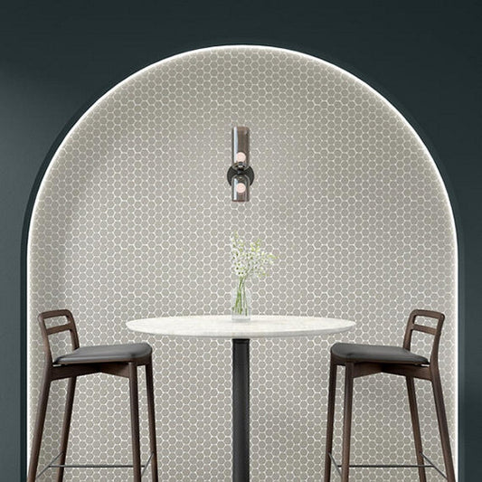 Daltile-Keystone-12-x-24-Matte-Porcelain-1-Organic-Penny-Mosaic-Desert-Gray