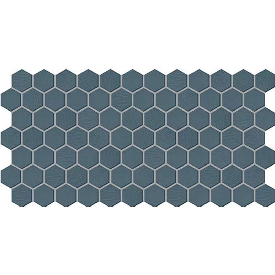 Daltile Keystones 12" x 24" Matte Porcelain 2" Hexagon Mosaic, Galaxy, 12" x 24"