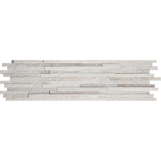 Emser-Slate-Quartzite-&-Sandstone-6-x-24-Textured-Natural-Stone-Mini-Stacked-Tile-White-Quartzite