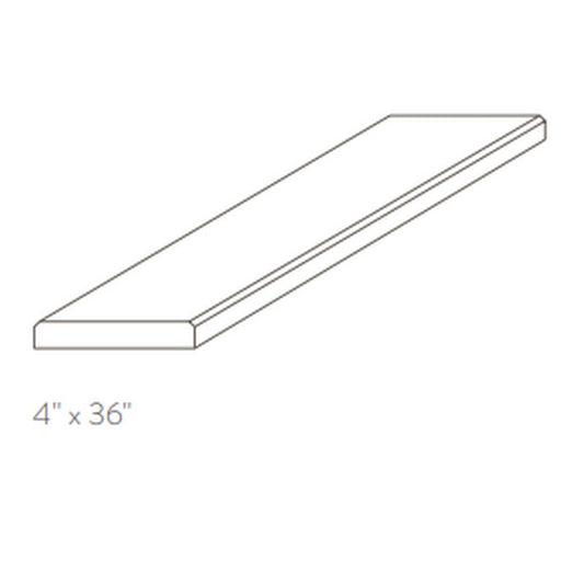 American Olean Stone Source Thresholds 4" x 36" Double Bevel Polished Natural Stone Tile 16mm