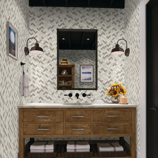 Daltile-Minute-Mosaix-10-x-11-Natural-Stone-1x2-Herringbone-Mosaic-Chenille-White