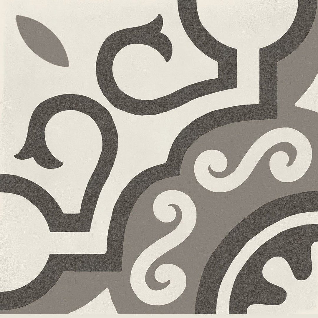 Marazzi D_Segni 8" x 8" Parisan Deco Matte Porcelain Tile, Parisan Sand Blend, 7.88" x 7.88"