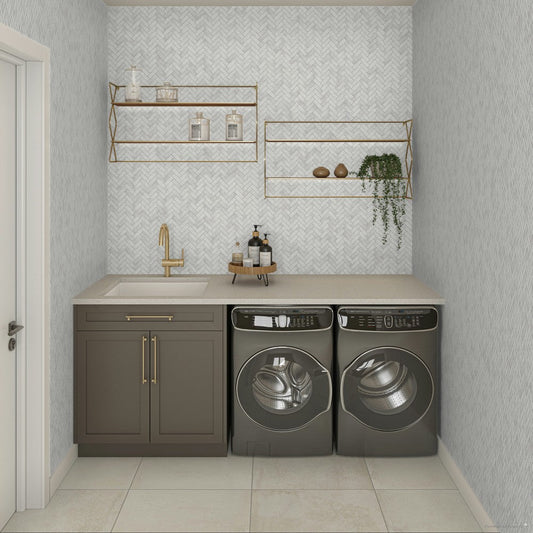 Daltile-Eclessia-Marble-13-x-14-Polished-Natural-stone-1x3-Herringbone-Mosaic-Cristallo