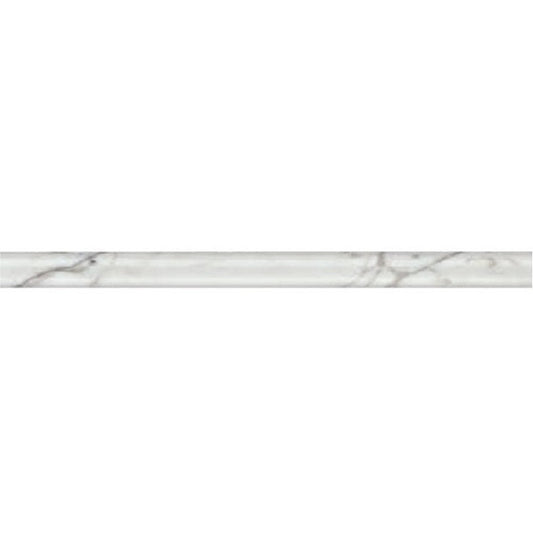 Daltile-Natural-Stone-Marble-0.5-x-12-Polished-Petite-Pencil-Rail-Trim-Venetian-Calacatta