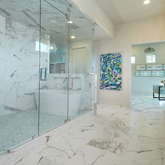 Daltile-Marble-Attache-32-x-32-Rectified-Matte-Porcelain-Floor-Tile-Calacatta