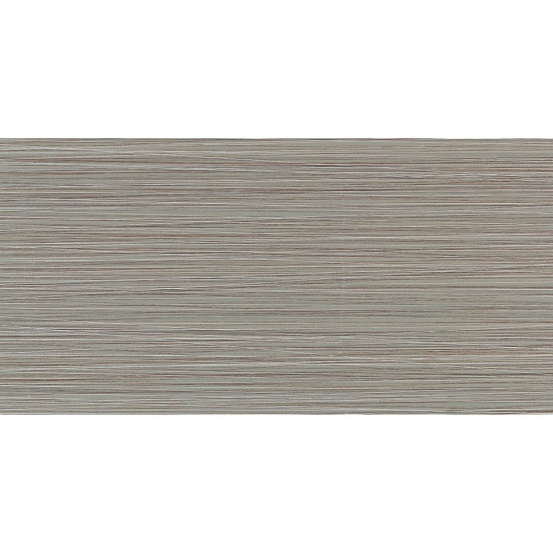 Daltile Fabrique 4" x 24" Rectified Matte Porcelain Floor Tile, Gris Linen, 3.81" x 23.37"