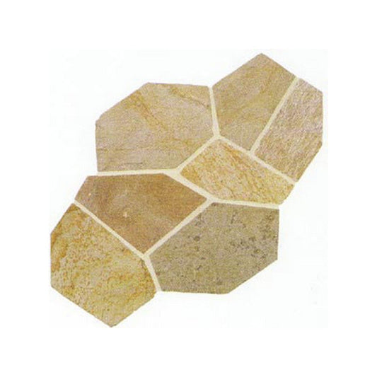 Daltile-Slate-8-x-RL-Natural-Cleft-Stone-Flagstone-Pattern-Golden-Sun