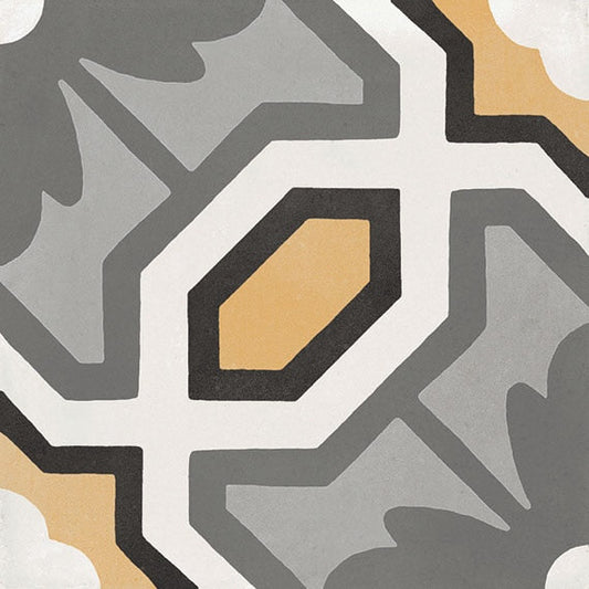 Marazzi D_Segni Color 8" x 8" Honeycomb Deco Matte Porcelain Tile, Honeycomb, 7.88" x 7.88"