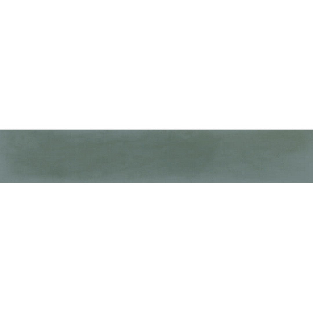Happy Floors Zalaja 2.5" x 15" Glossy Ceramic Wall Tile, Emerald, 2.5" x 15"
