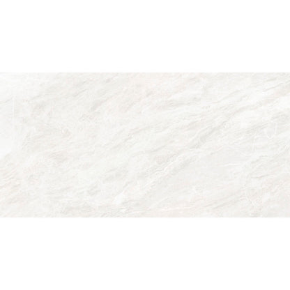 Happy Floors Bernini 12" x 24" Polished Rectified Porcelain Tile, Ice, 12" x 24"
