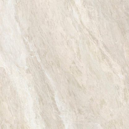 Happy Floors Bernini 24" x 24" Polished Rectified Porcelain Tile, Cream, 24" x 24"