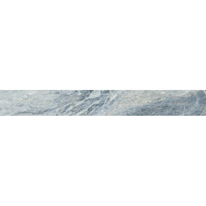 Happy Floors Bernini 3" x 24" Natural Porcelain Bullnose, Frozen, 3" x 24"