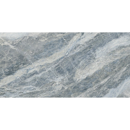 Happy Floors Bernini 24" x 48" Polished Rectified Porcelain Tile, Frozen, 24" x 48"