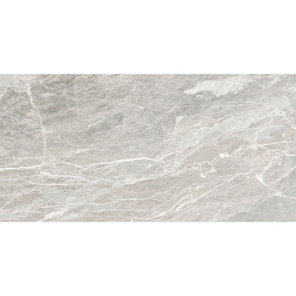 Happy Floors Bernini 12" x 24" Natural Rectified Porcelain Tile, Frost, 12" x 24"