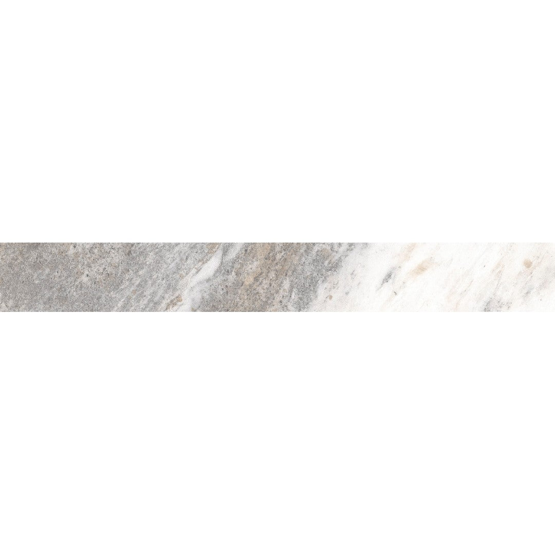 Happy Floors Waves 3" x 24" Porcelain Bullnose, Tide, 3" x 24"