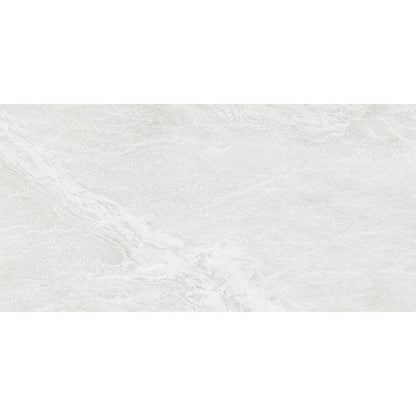 Happy Floors Capraia 12" x 24" Polished Rectified Porcelain Tile, White, 12" x 24"