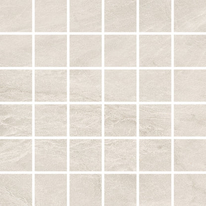 Happy Floors Capraia 12" x 12" Polished Porcelain 2" Mosaic, Sand, 12" x 12"