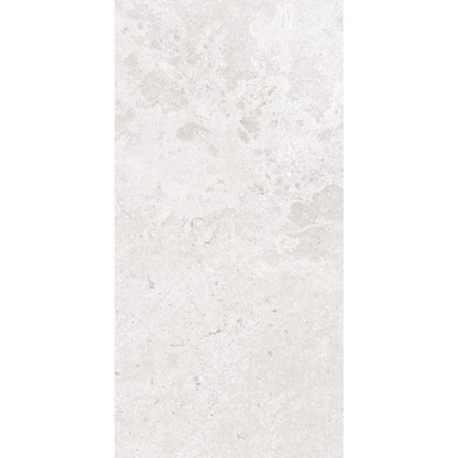 Happy Floors Timeless 12" x 24" Rectified Natural Porcelain Tile, White, 12" x 24"