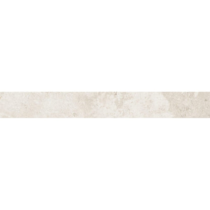 Happy Floors Timeless 3" x 24" Rectified Natural Porcelain Bullnose, Ivory, 3" x 24"