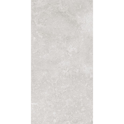Happy Floors Timeless 24" x 48" Rectified Natural Porcelain Tile, Grey, 24" x 48"