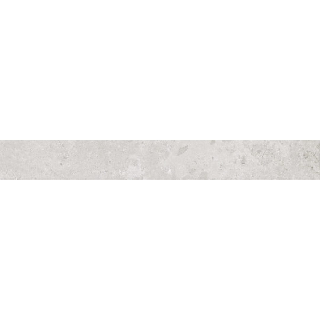 Happy Floors Timeless 3" x 24" Rectified Natural Porcelain Bullnose, Grey, 3" x 24"