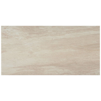 Happy Floors Sonoma 12" x 24" Pressed Natural Porcelain Tile, Wind, 12" x 24"