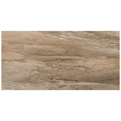 Happy Floors Sonoma 12" x 24" Pressed Natural Porcelain Tile, Valley, 12" x 24"