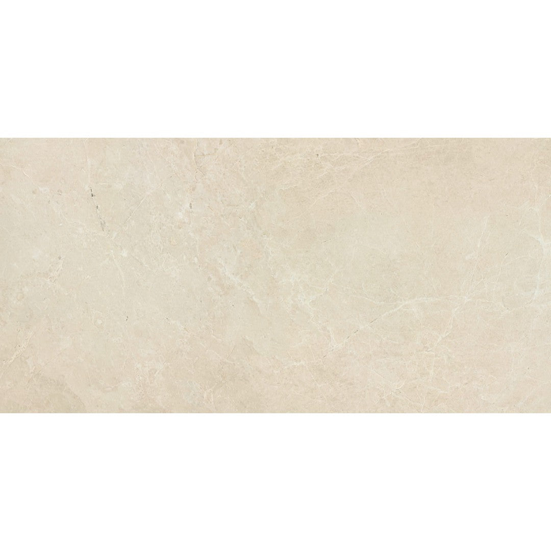 Happy Floors Arona 12" x 24" Rectified Natural Porcelain Tile, Beige, 12" x 24"