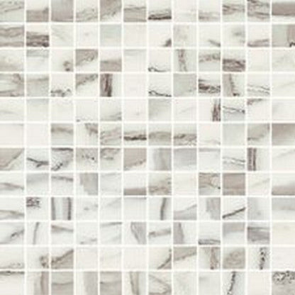 Happy Floors Italia 12" x 12" Polished Porcelain 1" Mosaic, White Polished, 12" x 12"