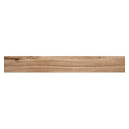 Happy Floors Cypress 3" x 24" Pressed Natural Porcelain Bullnose, Natural, 3" x 24"