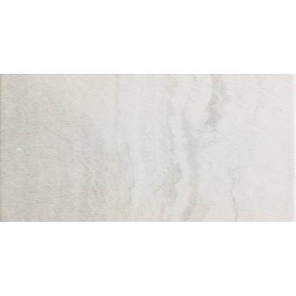 Happy Floors Tivoli 12" x 24" Pressed Natural Porcelain Tile, Bianco, 12" x 24"