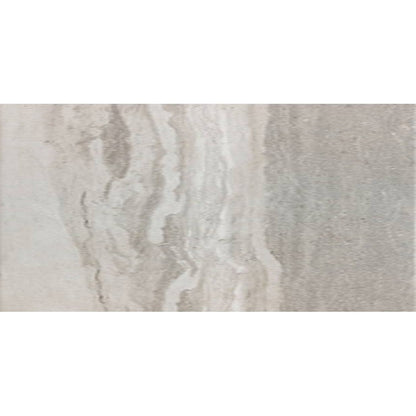 Happy Floors Tivoli 12" x 24" Pressed Natural Porcelain Tile, Grigio, 12" x 24"