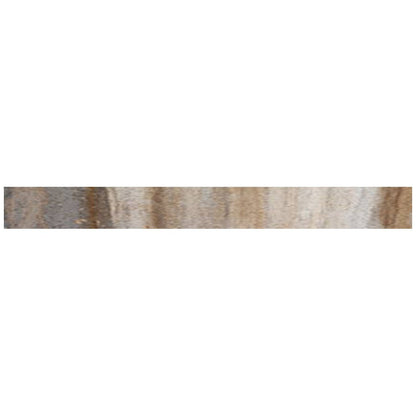 Happy Floors Tivoli 3" x 12" Pressed Natural Porcelain Bullnose, Foresta, 3" x 12"