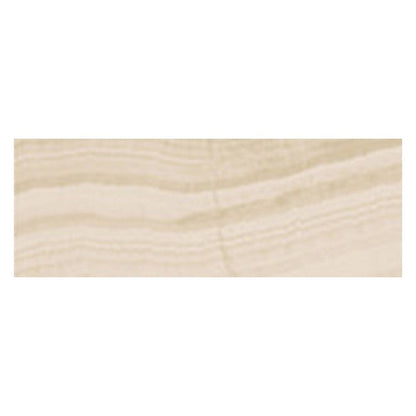 Happy Floors Onyx 4" x 12" Rectified Polished Porcelain Tile, Honey, 4" x 12"