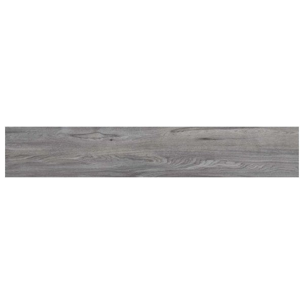 Happy Floors Acorn 3" x 18" Painted-Bevel Natural Porcelain Bullnose, Grey, 3" x 18"