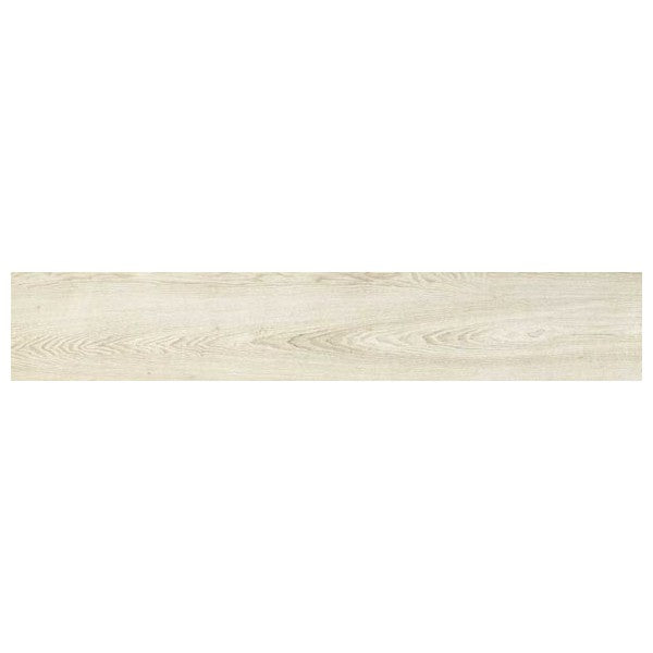 Happy Floors Acorn 3" x 18" Painted-Bevel Natural Porcelain Bullnose, White, 3" x 18"