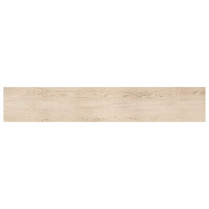 Happy Floors Acorn 3" x 18" Painted-Bevel Natural Porcelain Bullnose, Natural, 3" x 18"