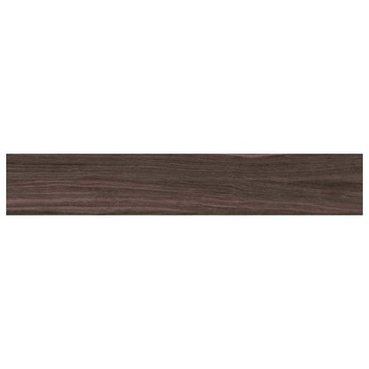 Happy Floors Acorn 3" x 18" Painted-Bevel Natural Porcelain Bullnose, Mahogany, 3" x 18"