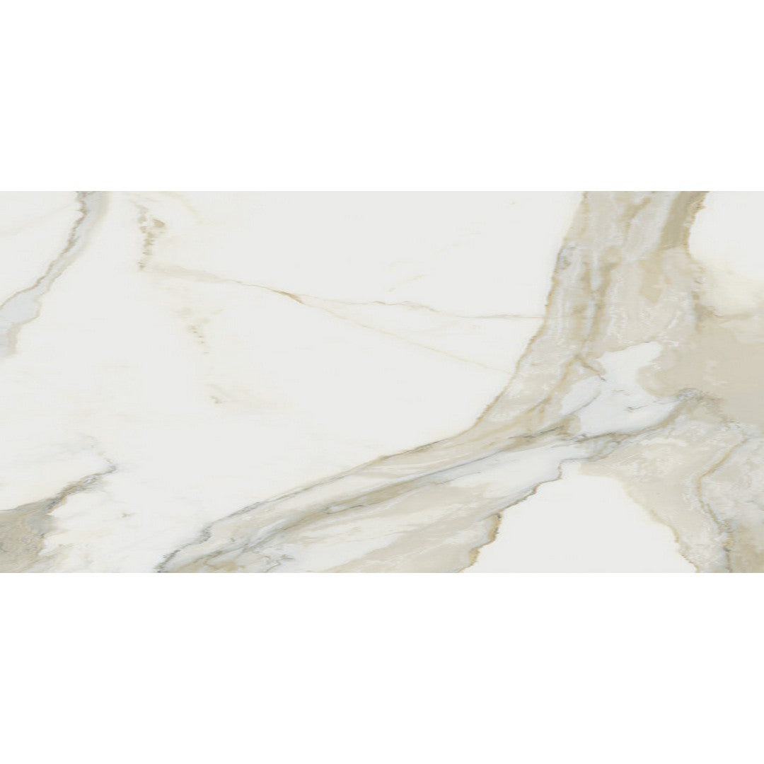 Happy Floors Stratus 12" x 24" Rectified Natural Porcelain Tile, Oro, 12" x 24"