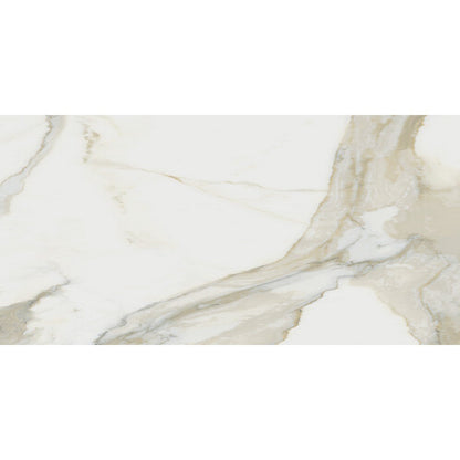 Happy Floors Stratus 12" x 24" Rectified Natural Porcelain Tile, Oro, 12" x 24"