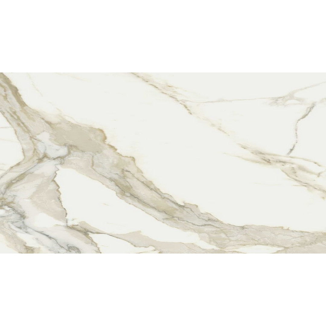 Happy Floors Stratus 24" x 48" Rectified Natural Porcelain Tile, Oro, 24" x 48"