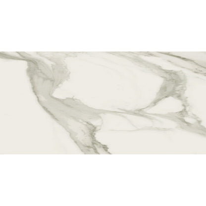 Happy Floors Stratus 12" x 24" Rectified Polished Porcelain Tile, Grigio, 12" x 24"