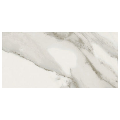 Happy Floors Stratus 4" x 12" Rectified Polished Porcelain Tile, Grigio, 4" x 12"