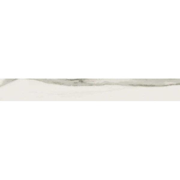 Happy Floors Stratus 3" x 24" Rectified Polished Porcelain Bullnose, Grigio, 3" x 24"