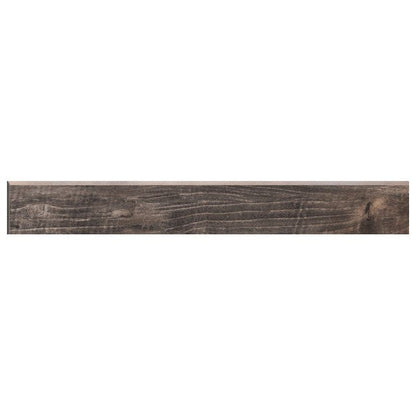 Happy Floors Reclaimed 3" x 20" Rectified Natural Porcelain Bullnose, Auburn, 3" x 20"