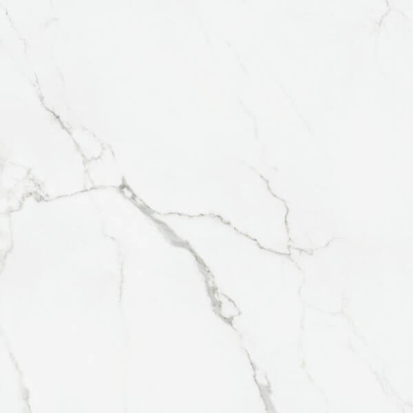Happy Floors Statuario 30" x 30" Rectified Natural Porcelain Tile, Natural Matte, 30" x 30"