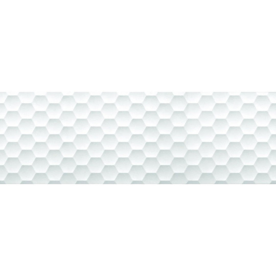 Happy Floors Glaciar 12" x 36" Rectified Natural Ceramic Deco Wall Tile, Eden, 12" x 36"